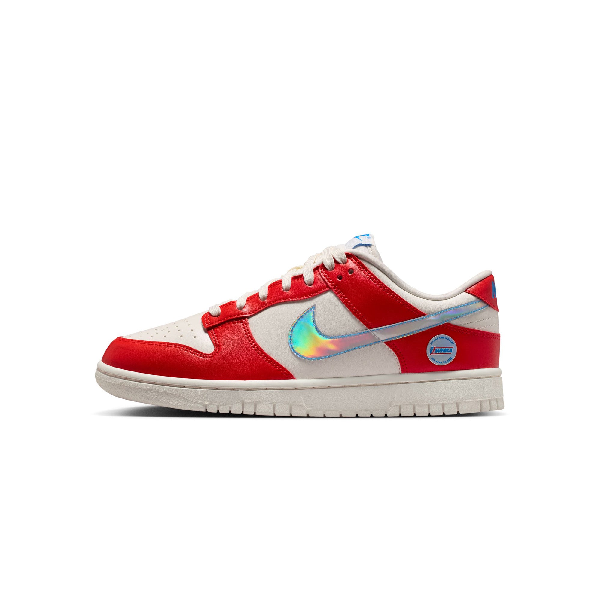 Womens Nike Dunk Low 'Action Red/Multi' - ROOTED