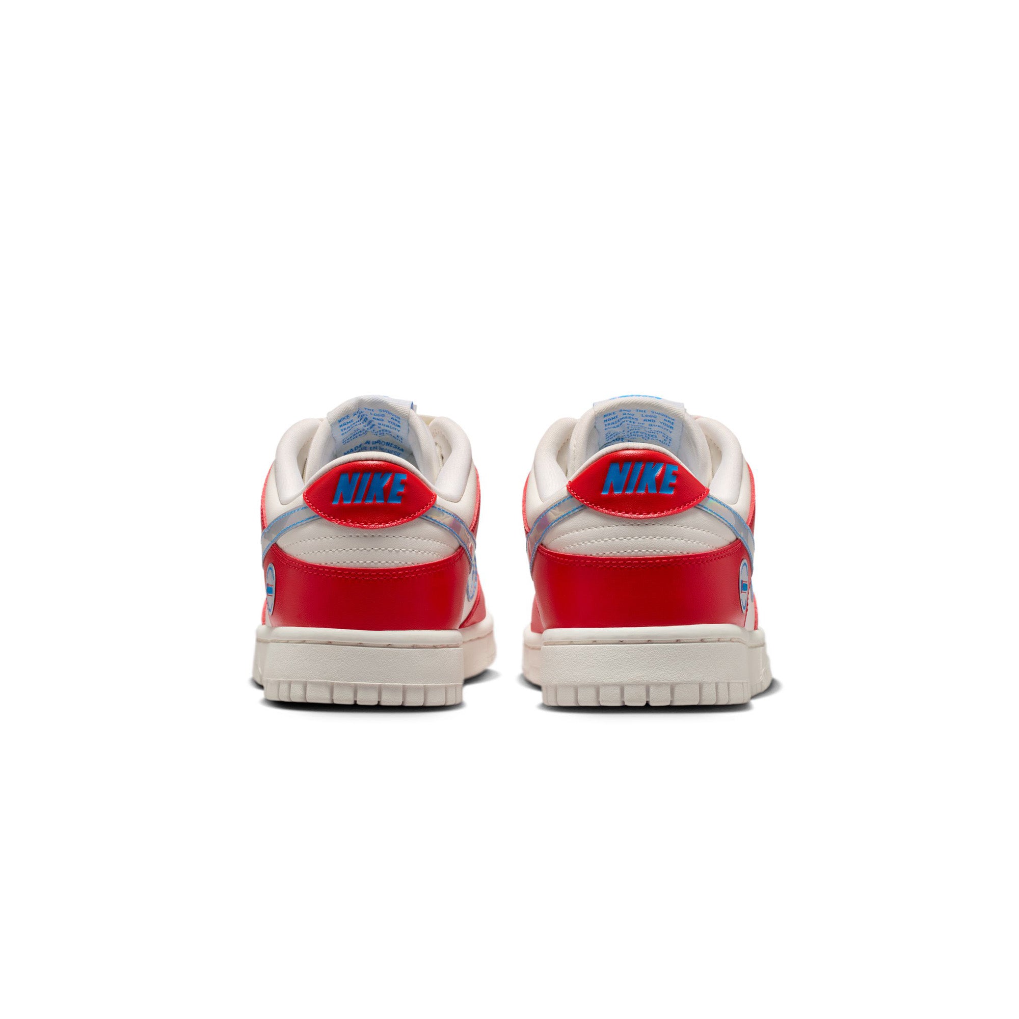 Womens Nike Dunk Low 'Action Red/Multi' - ROOTED