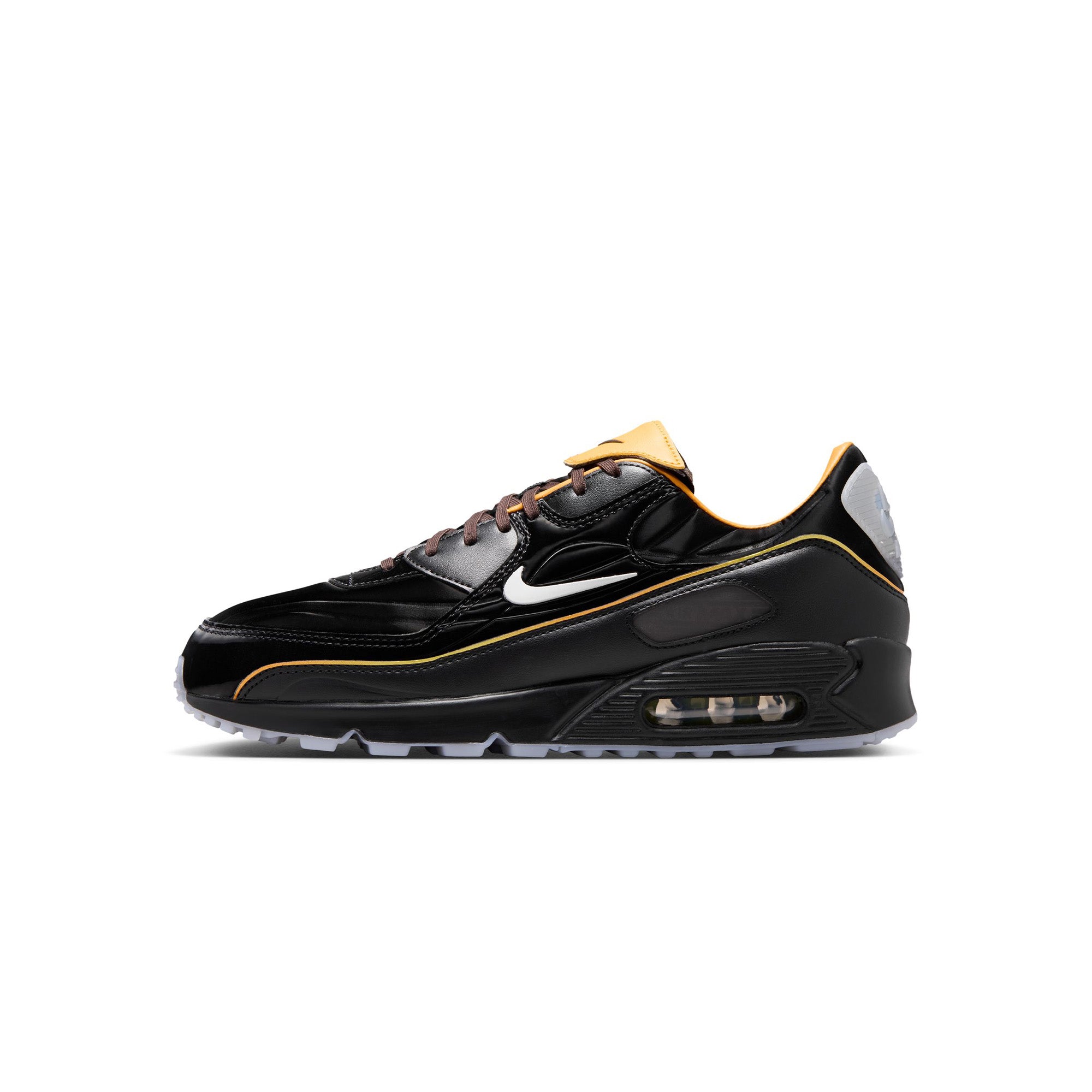 Nike Air Max 90 SE 'Black/White/Gold Leaf' - ROOTED