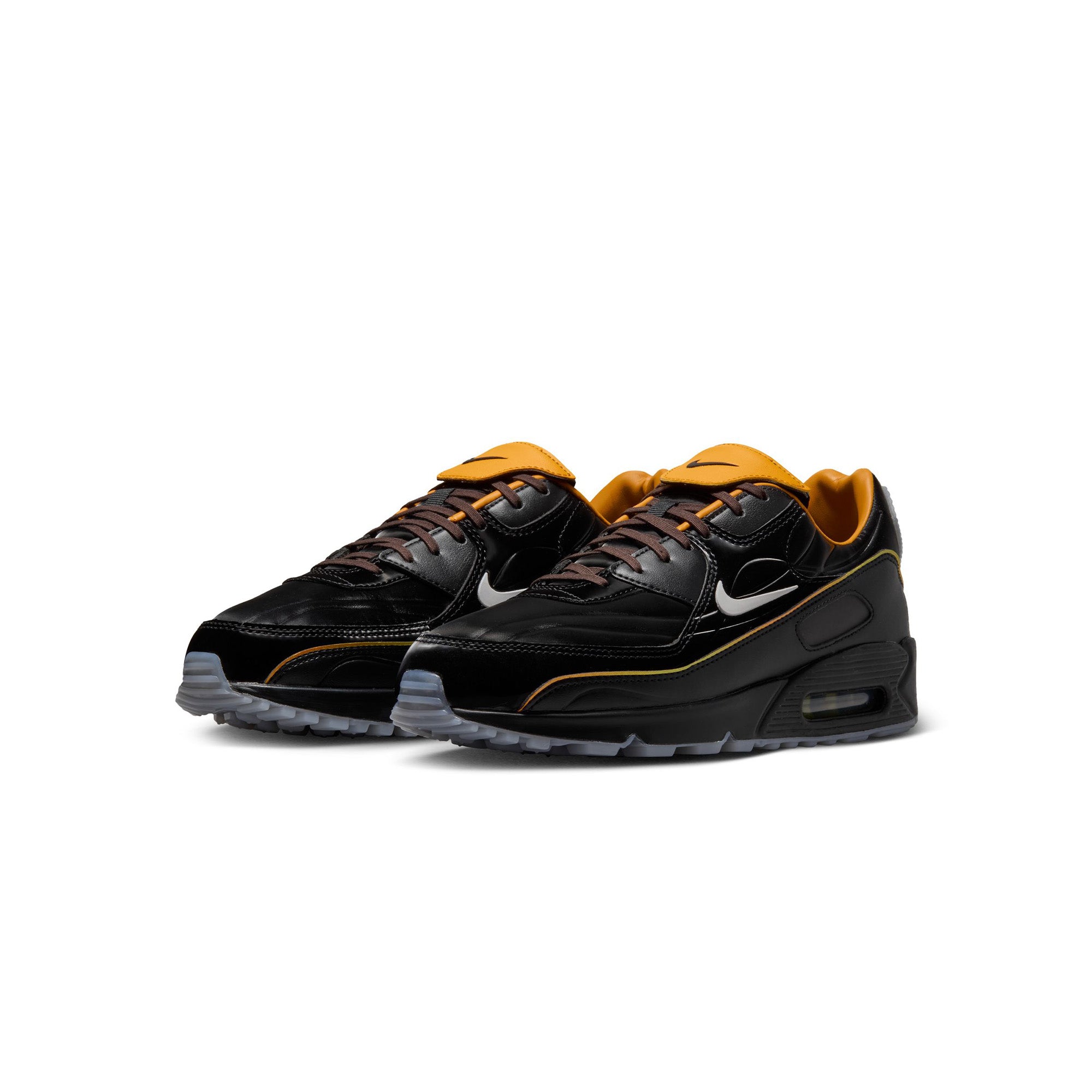 Nike Air Max 90 SE 'Black/White/Gold Leaf' - ROOTED