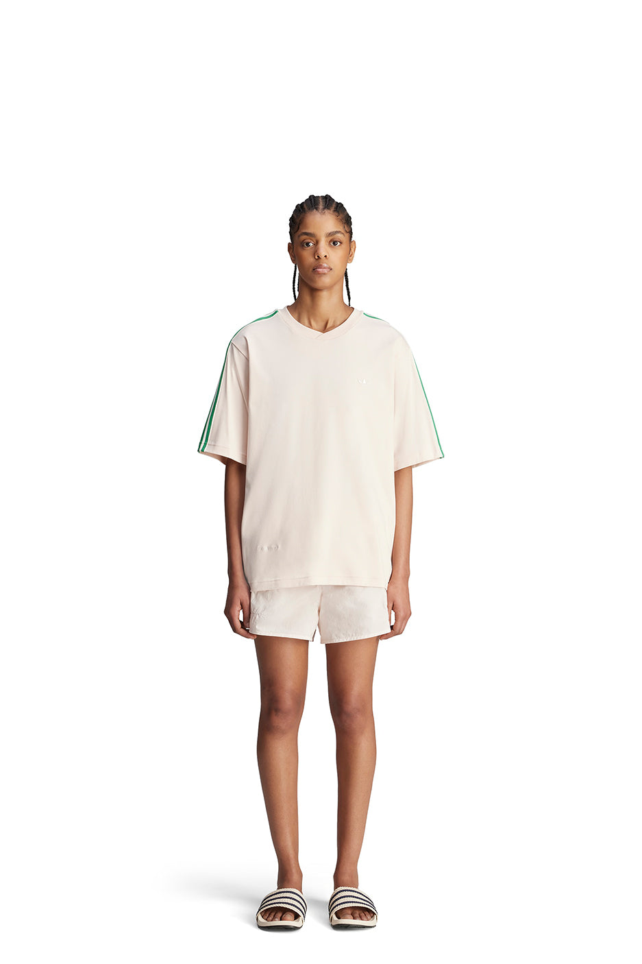 【Wales Bonner X Adidas】 QUARTZ Wonder Quartz T-Shirt Adidas Originals x Wales Bonner │ T-Shirt in Wonder Quartz