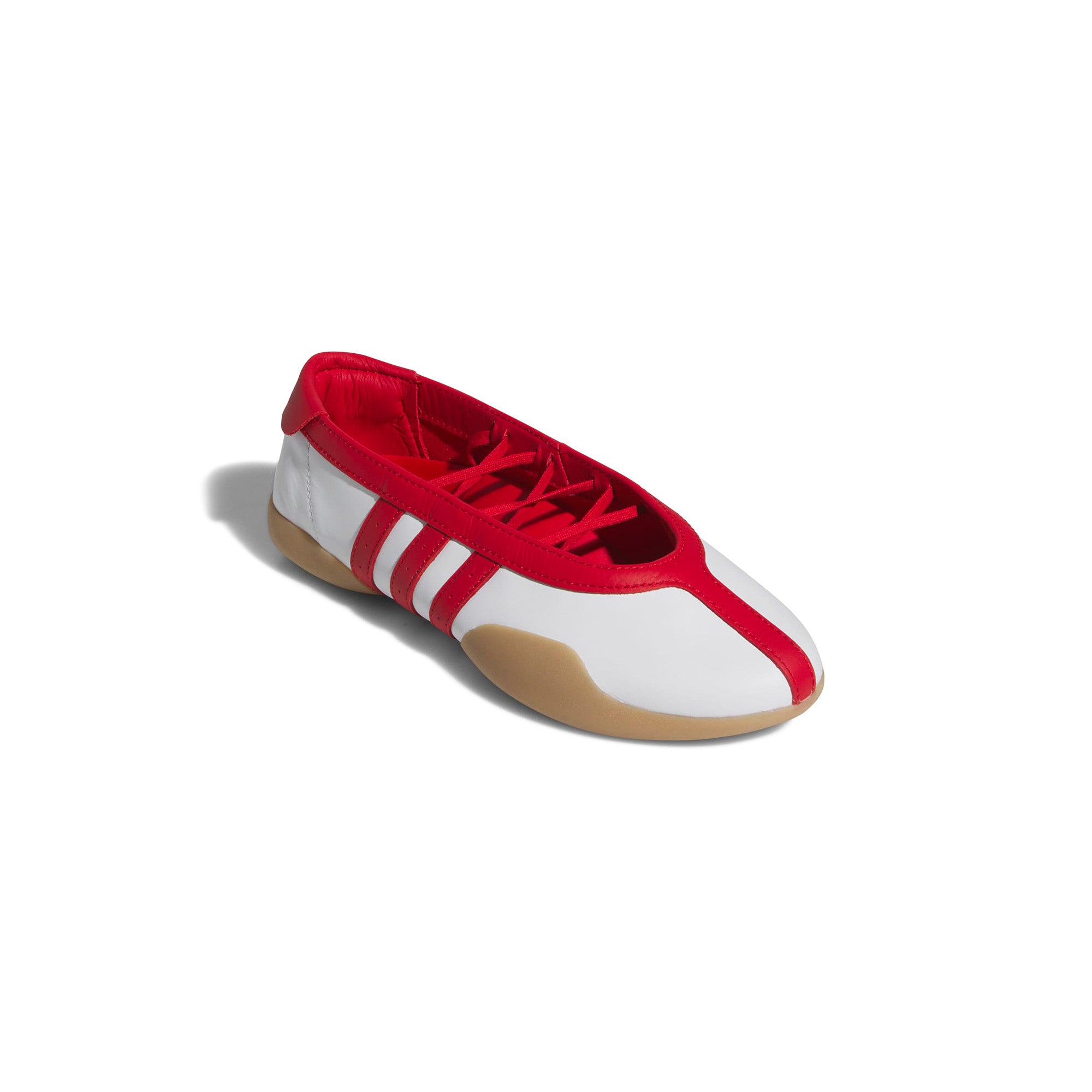 Womens adidas Taekwondo Mei Ballet 'Footwear White/Better Scarlet' - ROOTED