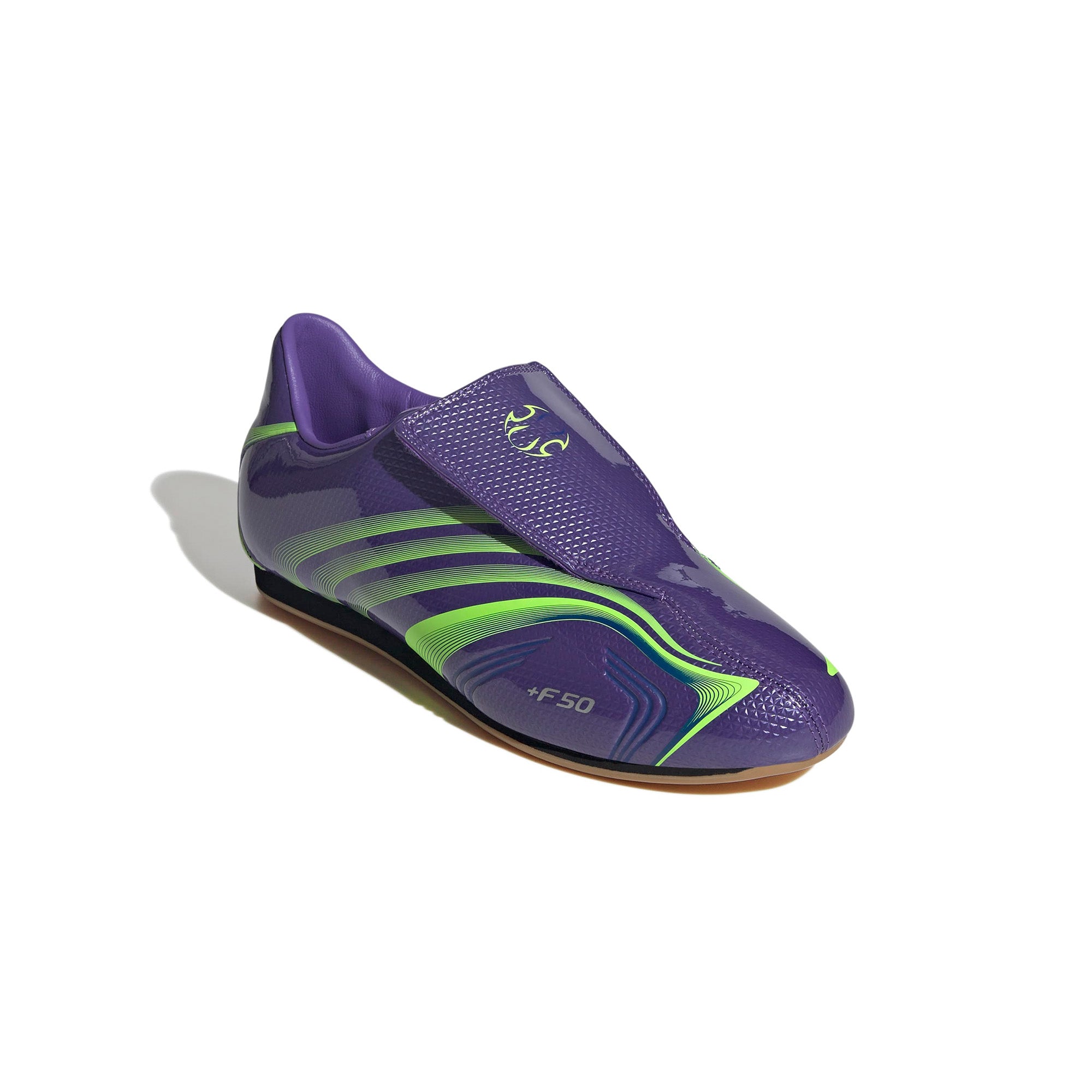 Womens adidas Taekwondo F50 'Purple Rush/Lucid Lemon' - ROOTED