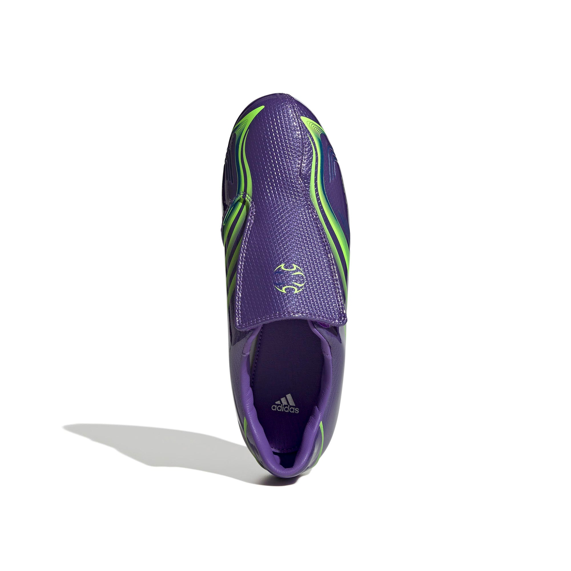 Womens adidas Taekwondo F50 'Purple Rush/Lucid Lemon' - ROOTED