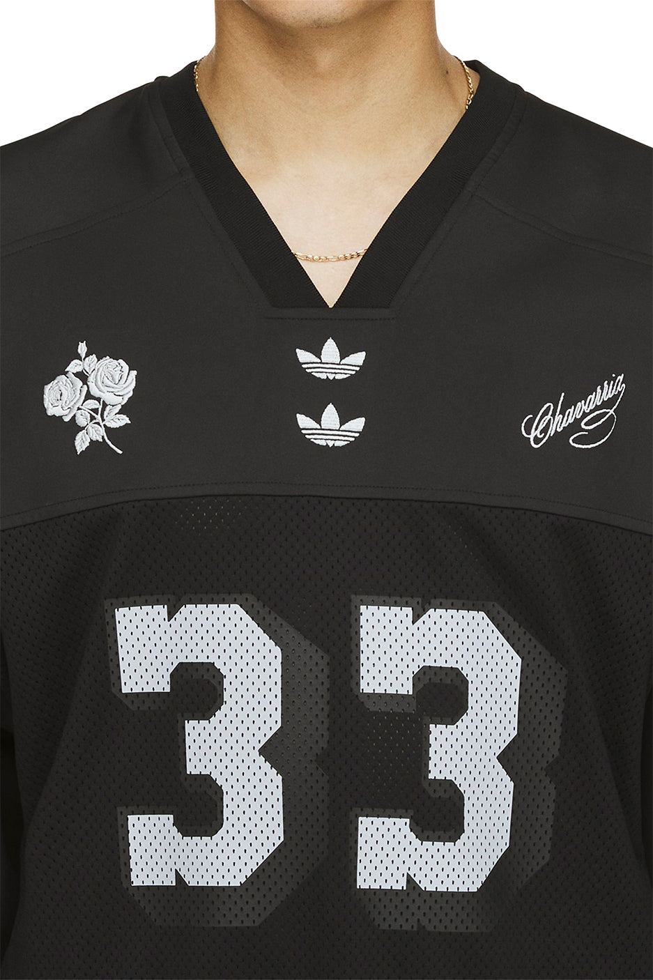 adidas x Willy Chavarria Football Jersey 'Black'