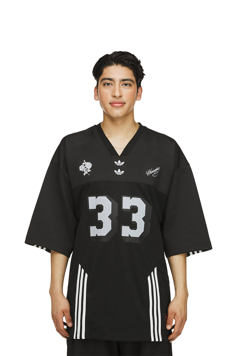 adidas x Willy Chavarria Football Jersey 'Black'
