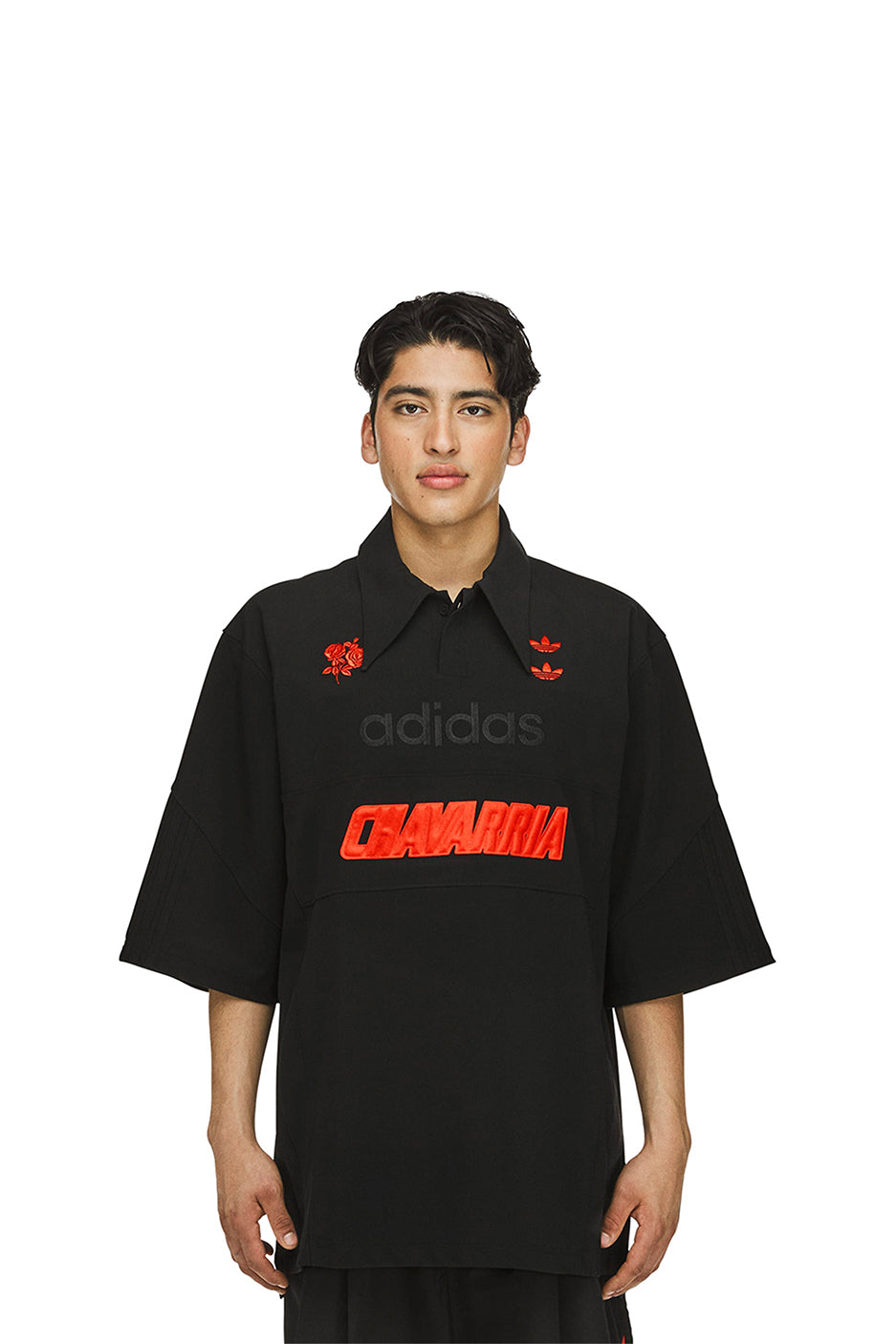 adidas x Willy Chavarria Polo Shirt 'Black'