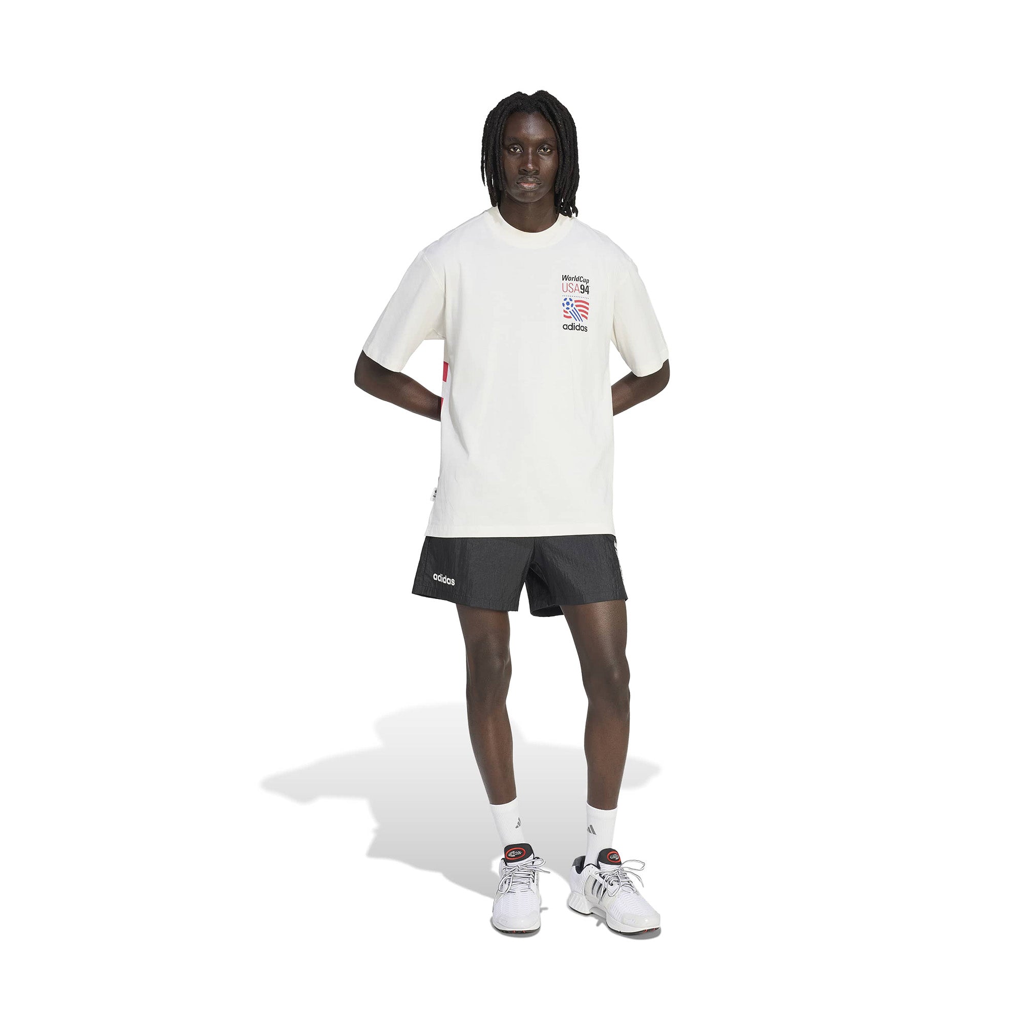 adidas USA Tee 'Cloud White' - ROOTED