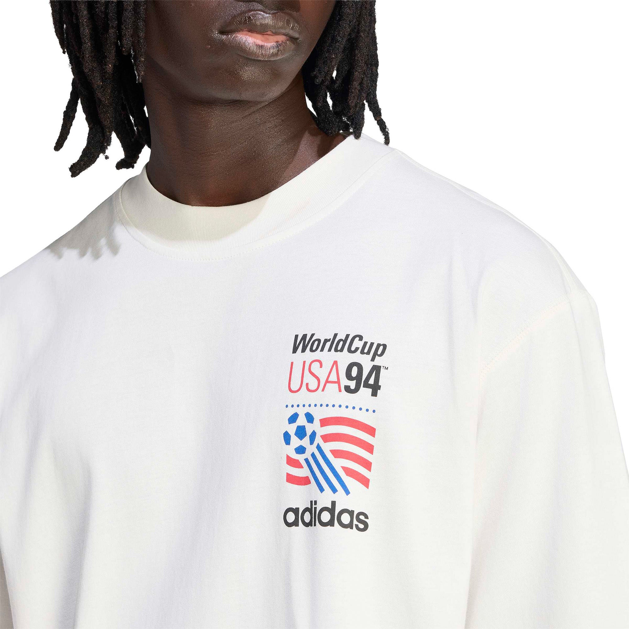 adidas USA Tee 'Cloud White' - ROOTED