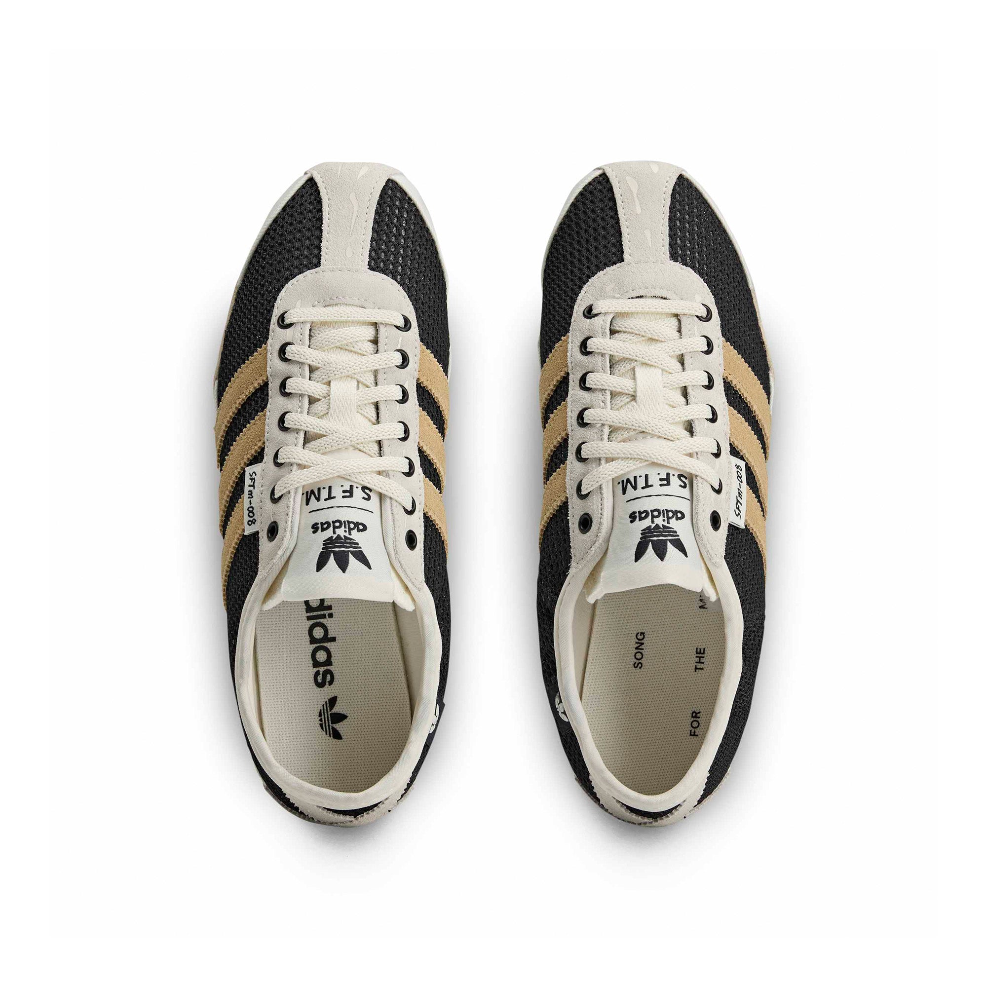 Womens adidas x SFTM Tokyo 'Black/Beige Tone' - ROOTED