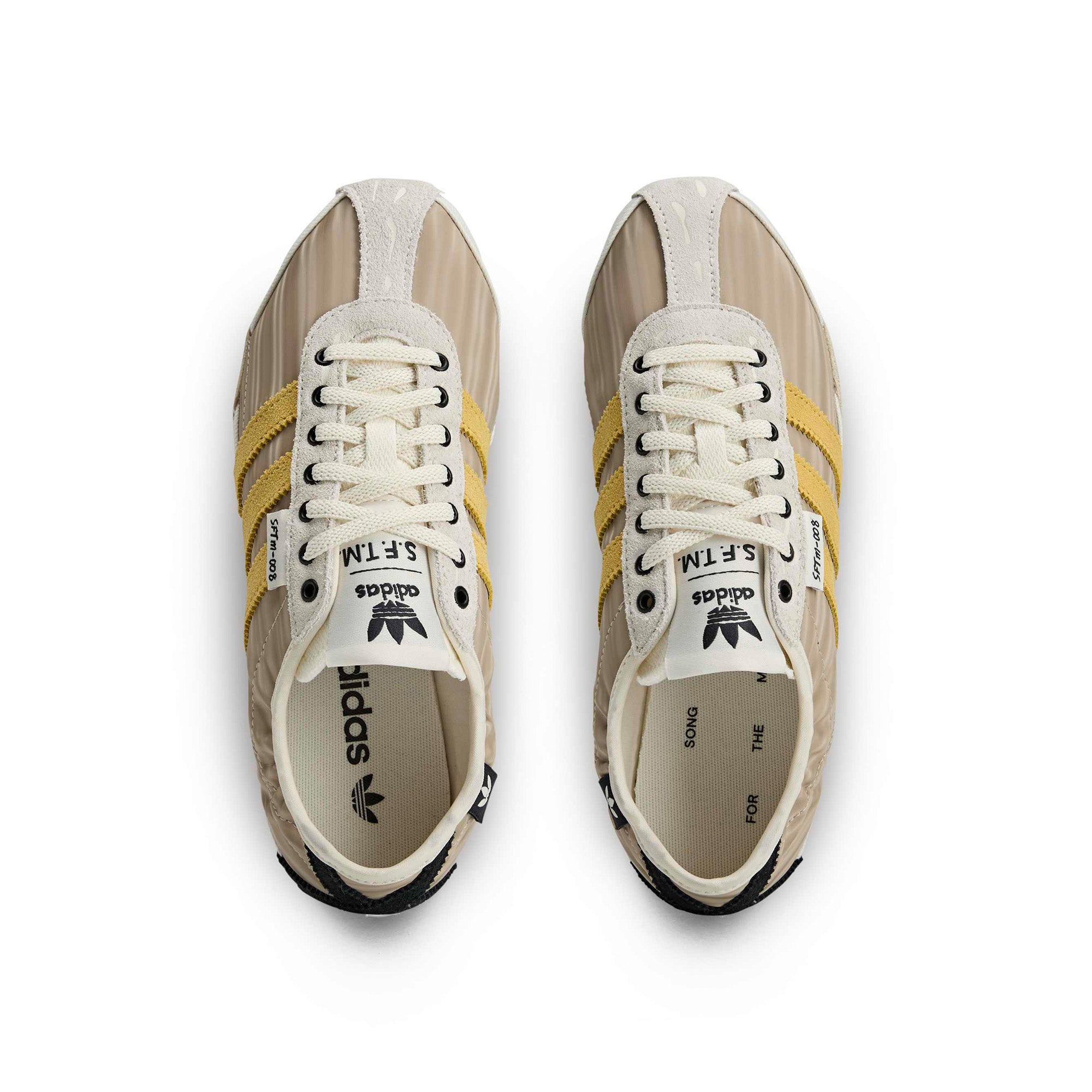 Womens adidas x SFTM Tokyo 'Off White/Preloved Yellow' - ROOTED
