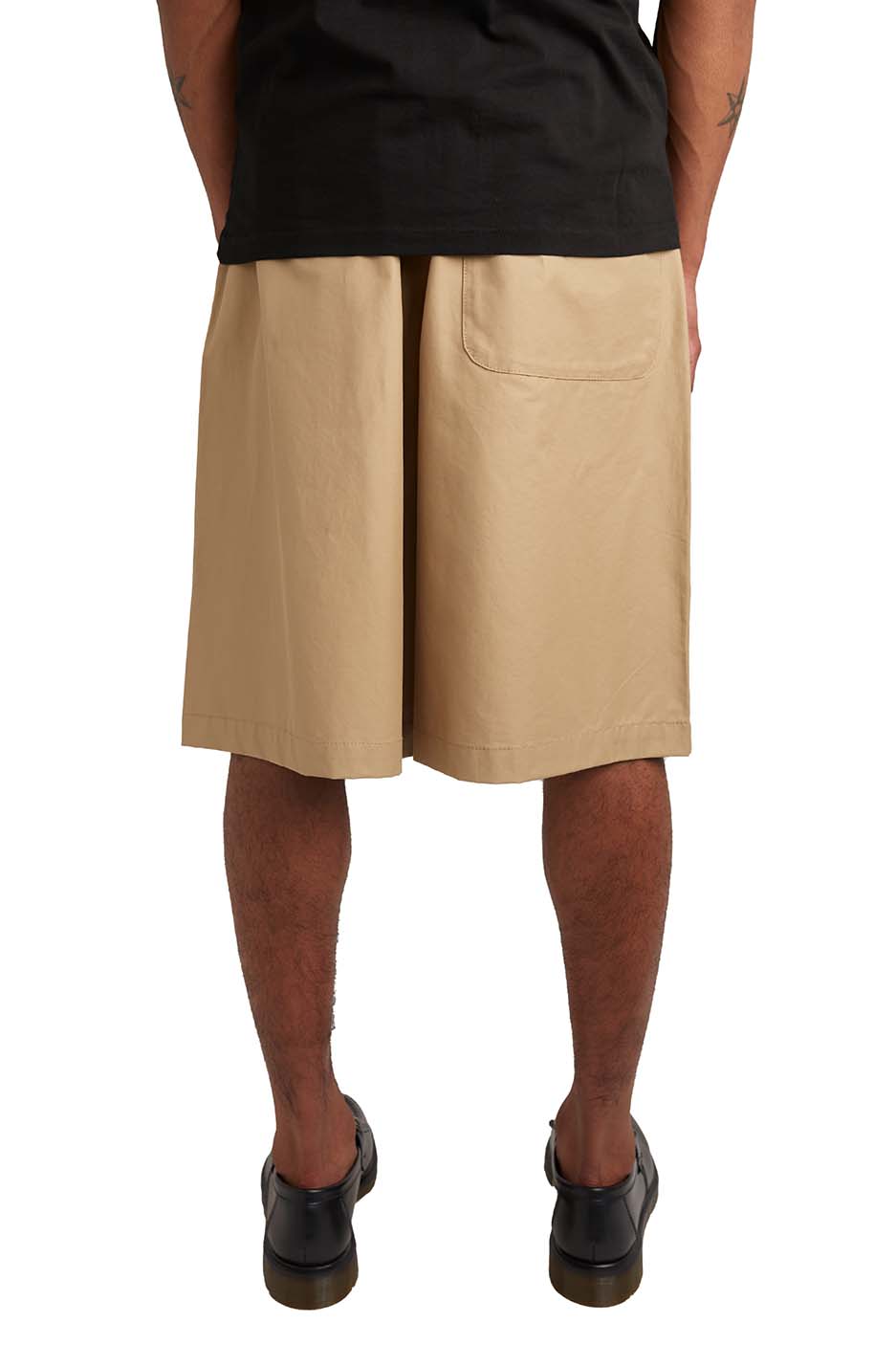 Maison Kitsune Mens Japanese Shorts 'Beige' - ROOTED