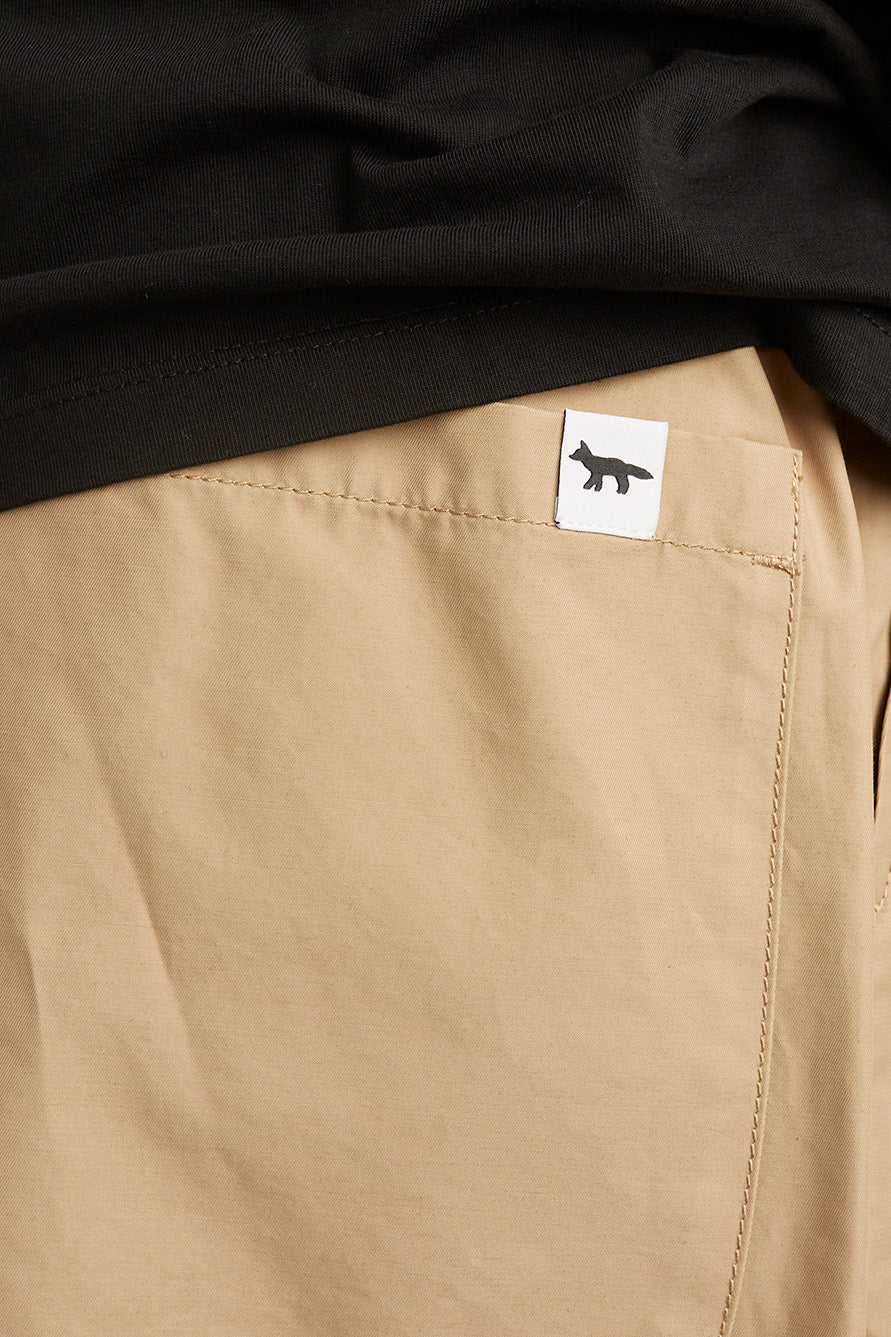 Maison Kitsune Mens Japanese Shorts 'Beige' - ROOTED