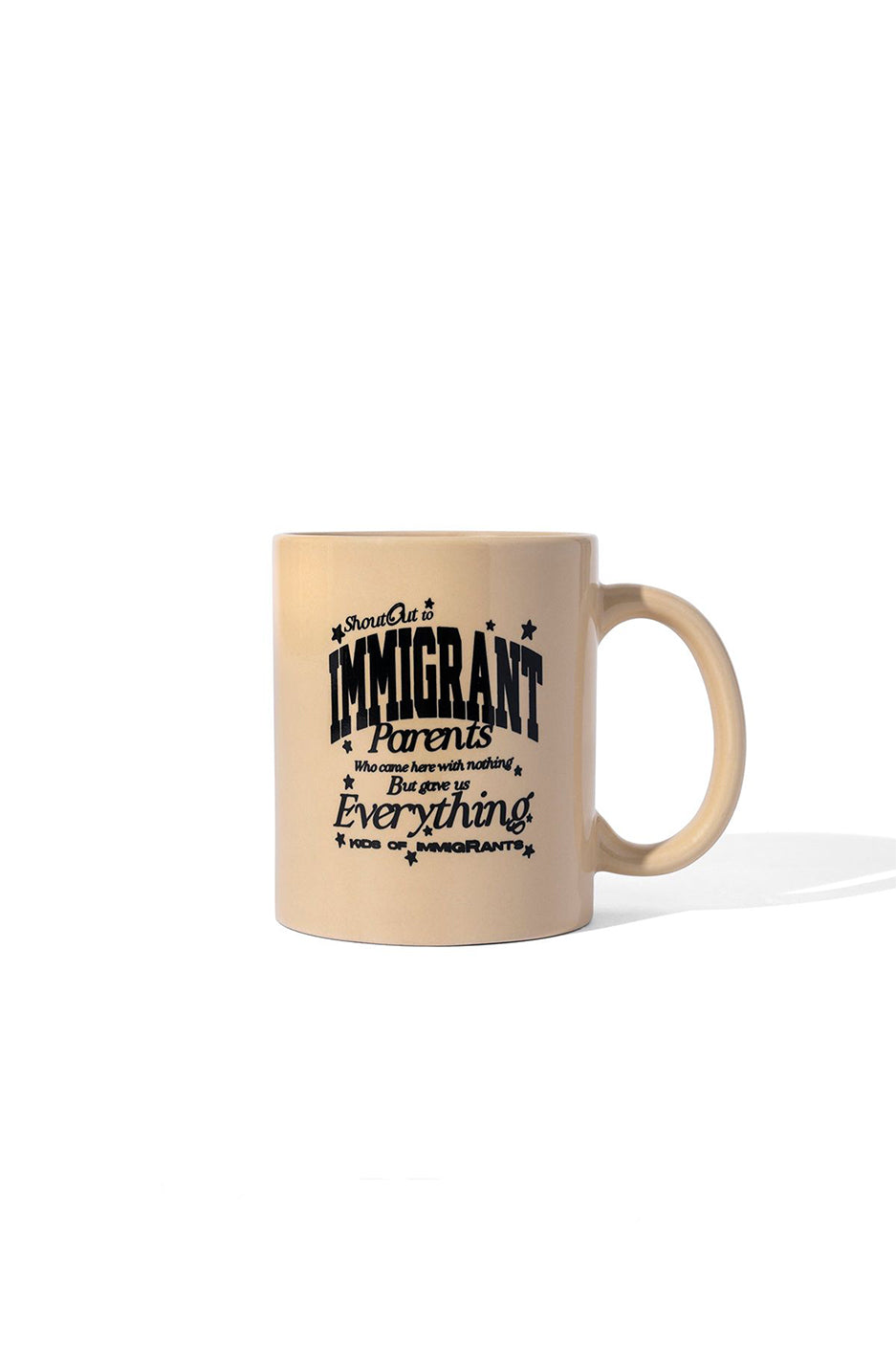 Kids of Immigrants For Our Family Mug 'Almond'