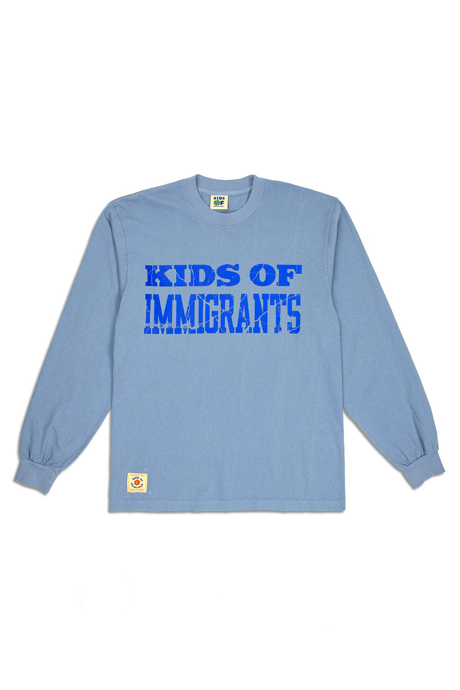 Kids of Immigrants Call Home LS Tee 'Clear Blue'