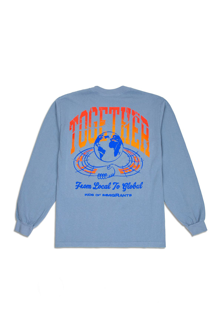 Kids of Immigrants Call Home LS Tee 'Clear Blue'