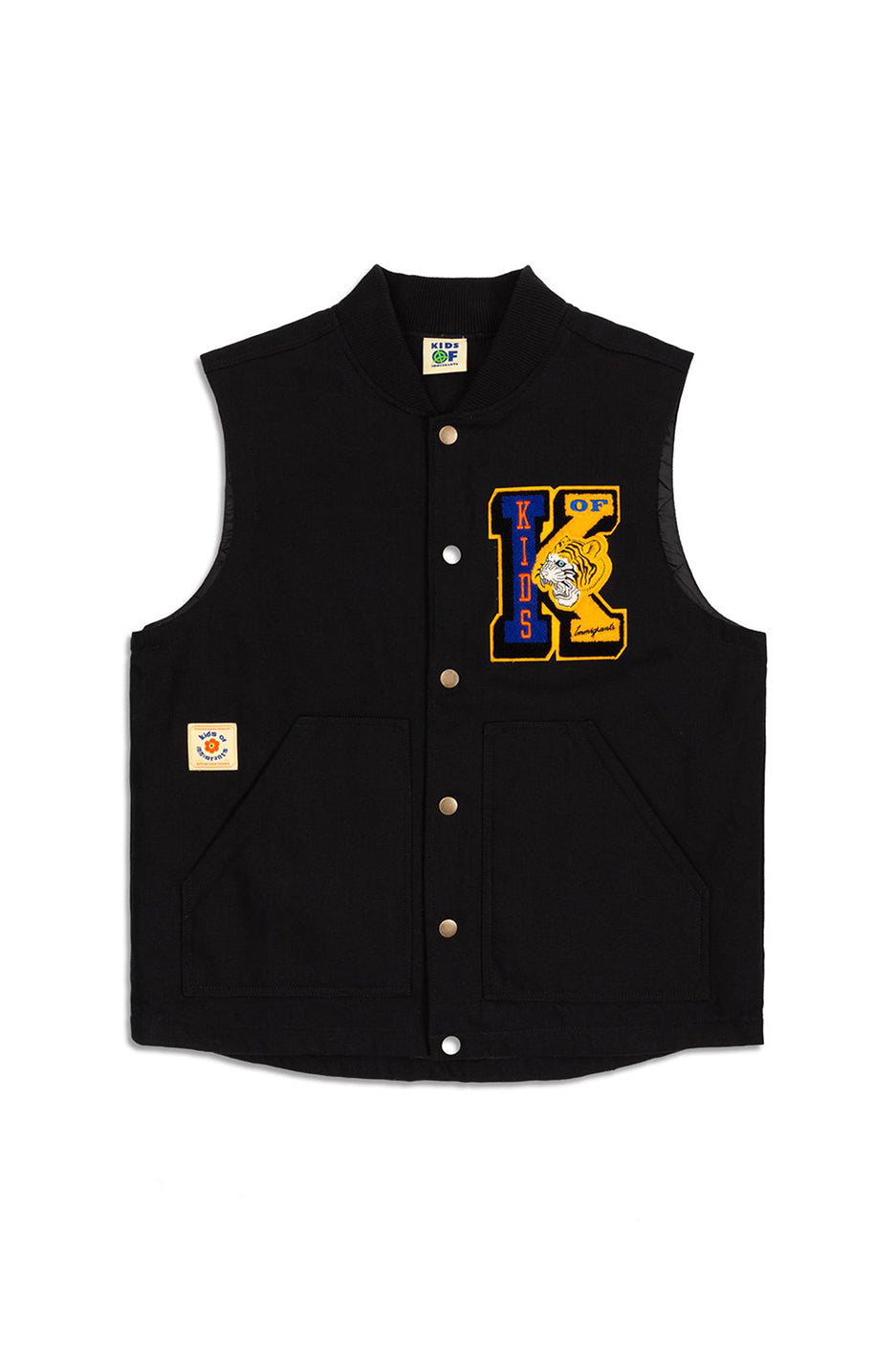 Kids of Immigrants Canvas Work Vest 'Black'