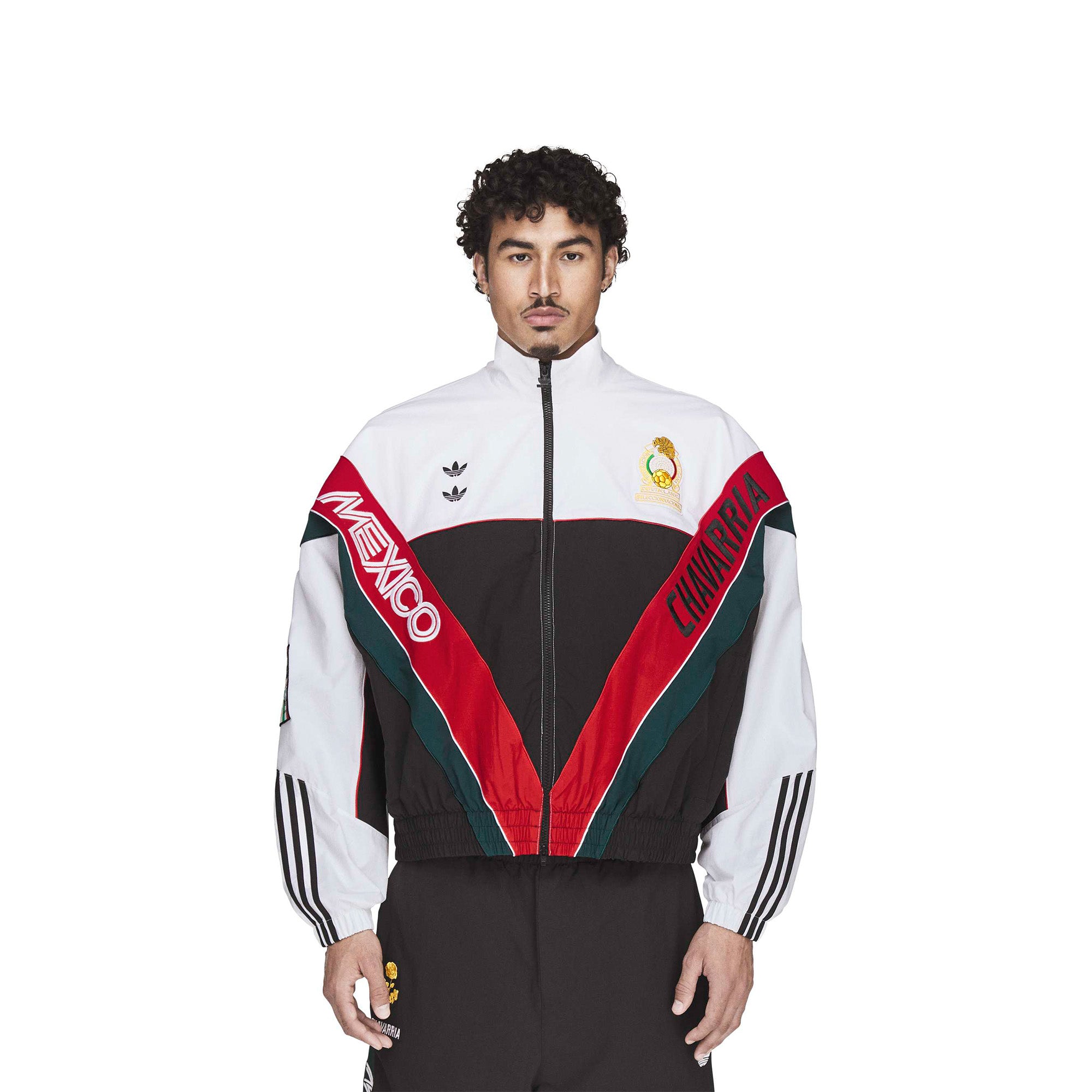 adidas x Willy Chavarria Woven Track Jacket 'White/Black'