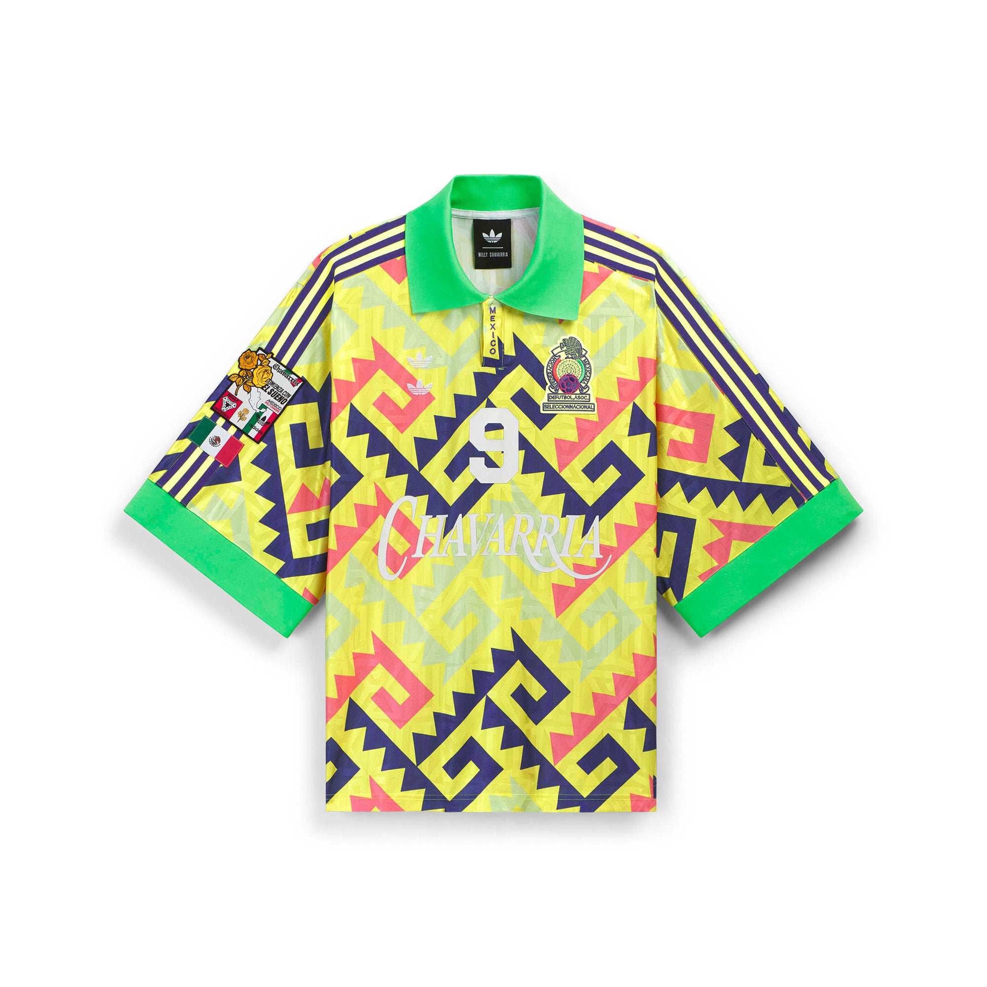 adidas x Willy Chavarria AOP Jersey 'Lemon'