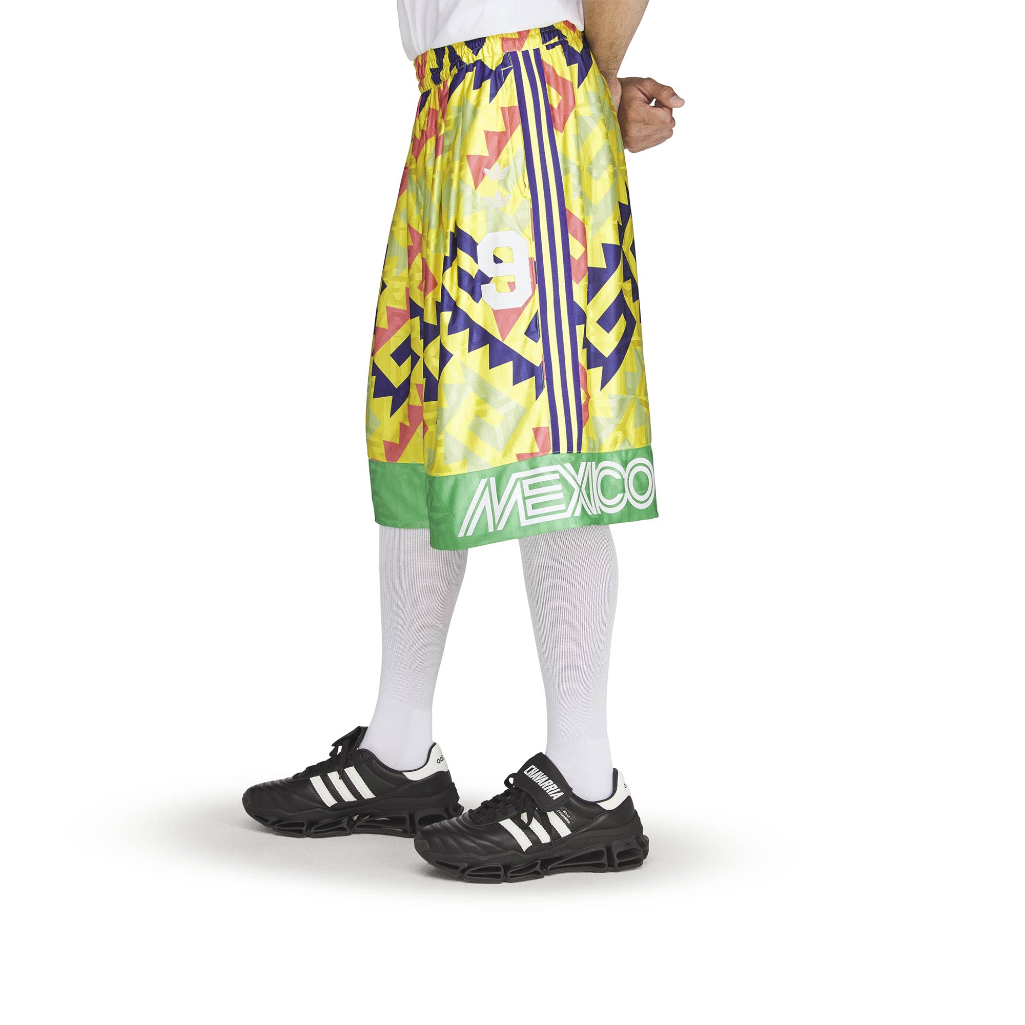 adidas x Willy Chavarria Long Shorts 'Lemon'