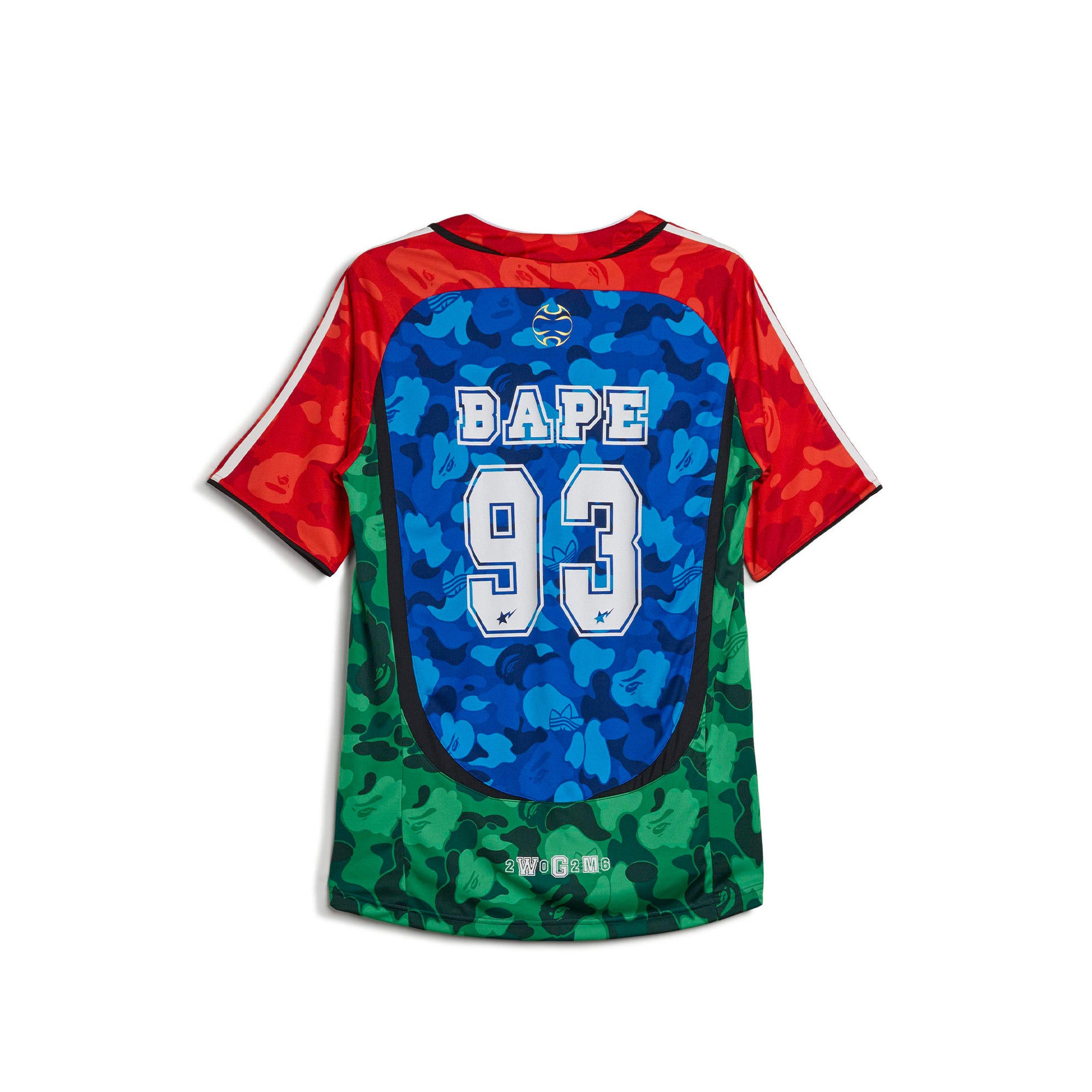 adidas x BAPE Team Geist Jersey 'Blue/Red'