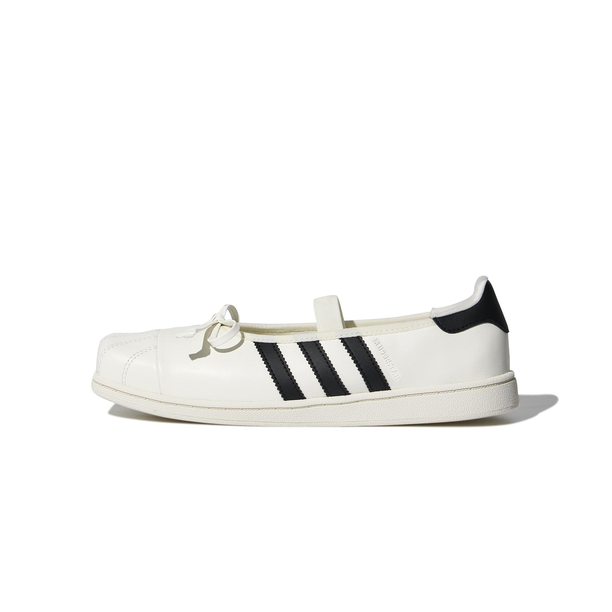 Womens adidas x JENNIE Superstar SQ Ballet 'White/Black' - ROOTED