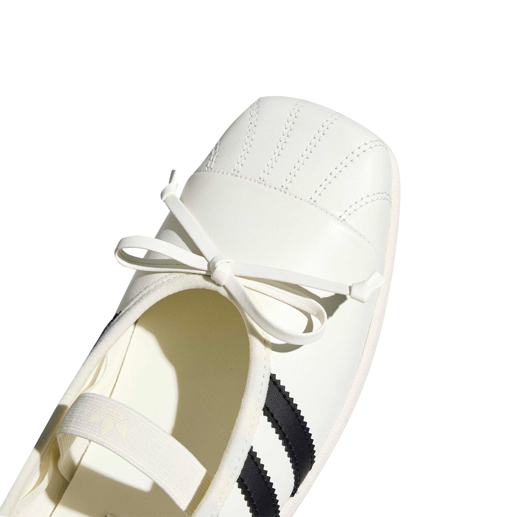 Womens adidas x JENNIE Superstar SQ Ballet 'White/Black' - ROOTED