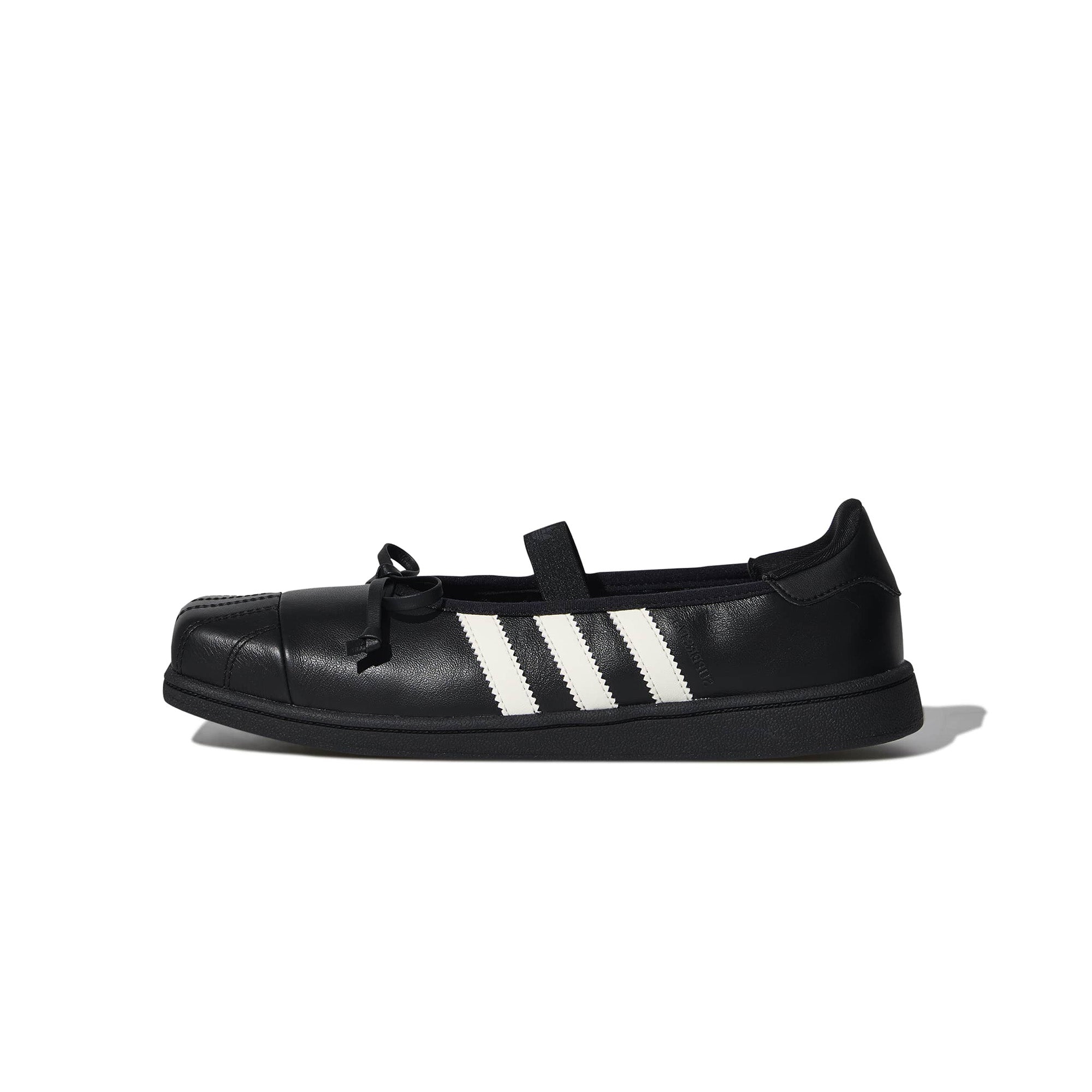 Womens adidas x JENNIE Superstar SQ Ballet 'Black/White' - ROOTED
