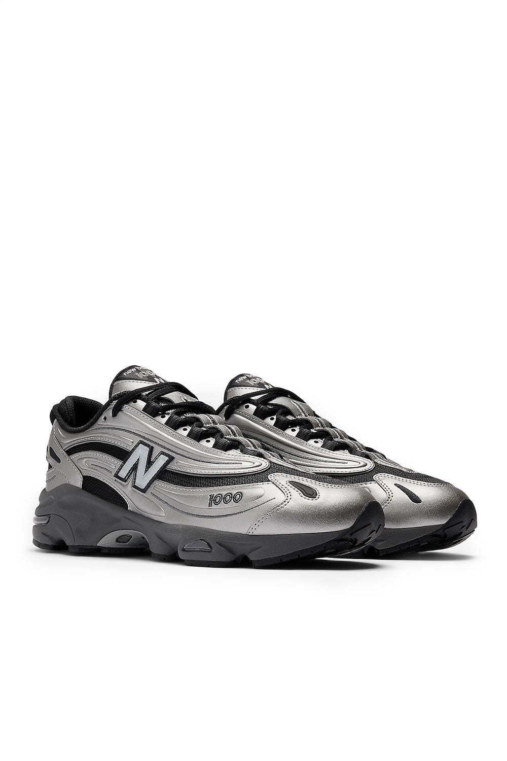 New Balance 1000 'Black/Silver Metallic' - ROOTED