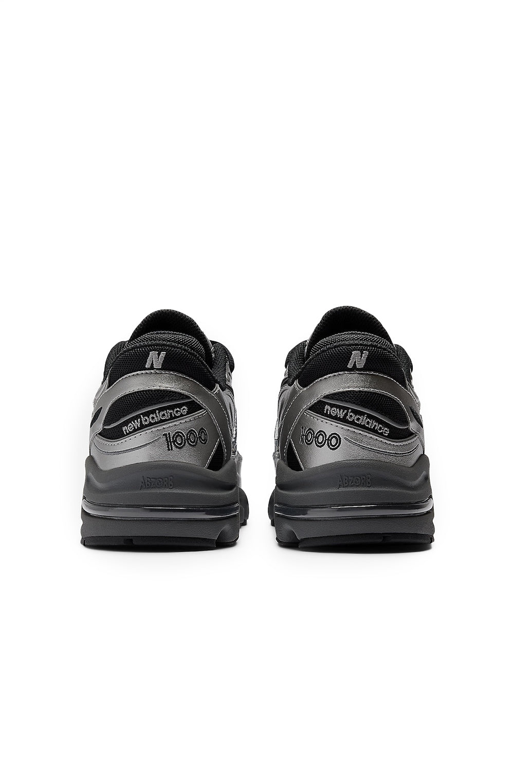 New Balance 1000 'Black/Silver Metallic' - ROOTED