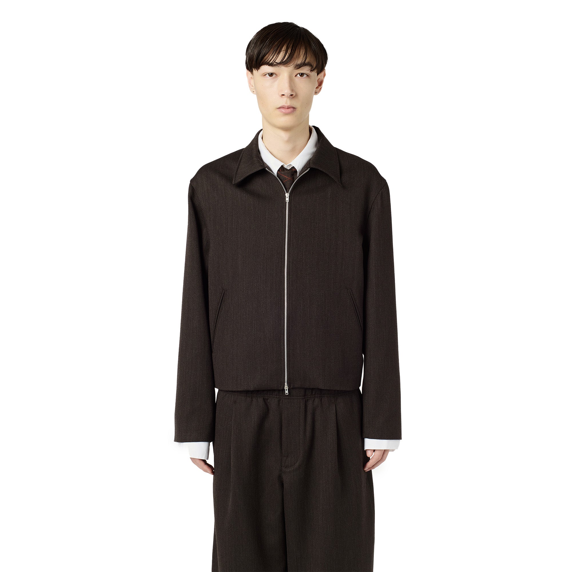 Our Legacy Chain Wool Mini Jacket 'Havana Brown' - ROOTED