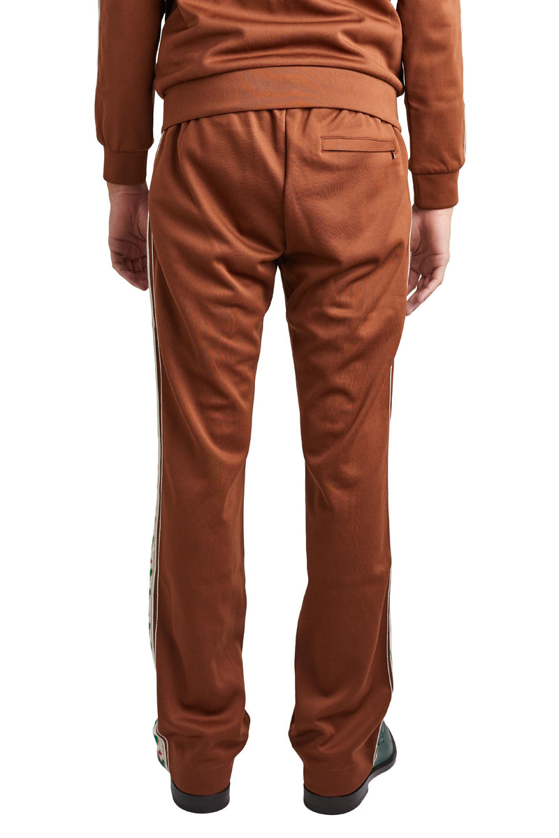 Casablanca Laurel Track Pants 'Brown' - ROOTED