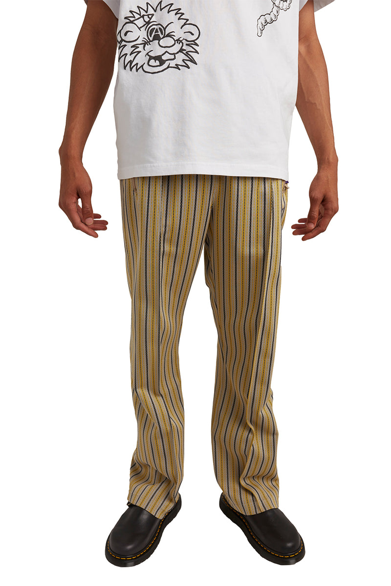 Needles Mens Poly Track Pants 'Stripe' - ROOTED