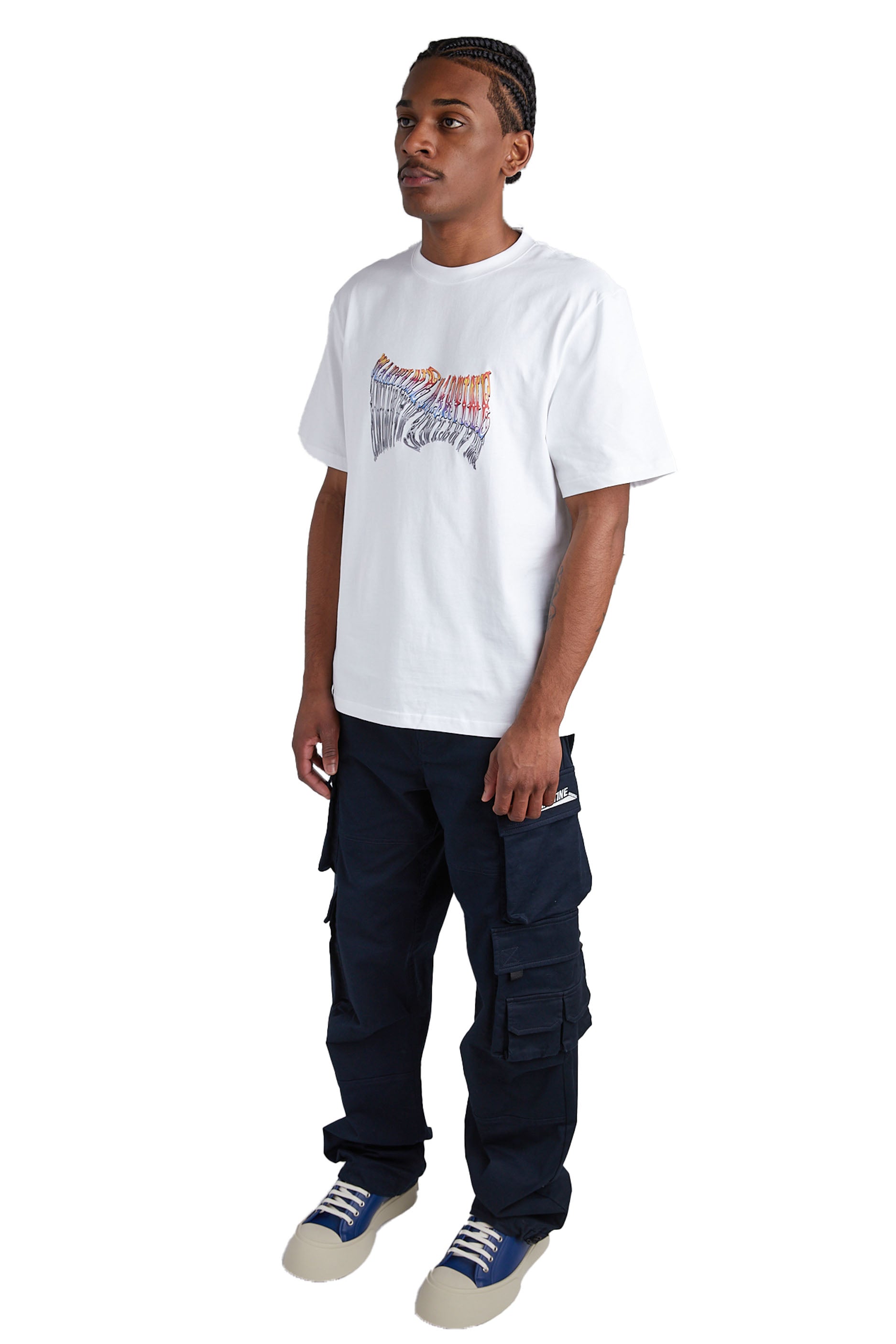 Martine Rose Classic Tee 'White/Creature' - ROOTED