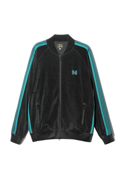 Needles C/Pe Velour RC Track Jacket 'Black'