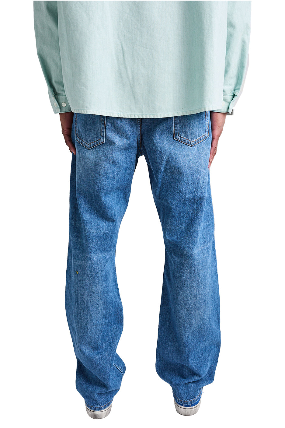 Marni Mohair Patch Jeans 'Iris Blue' - ROOTED