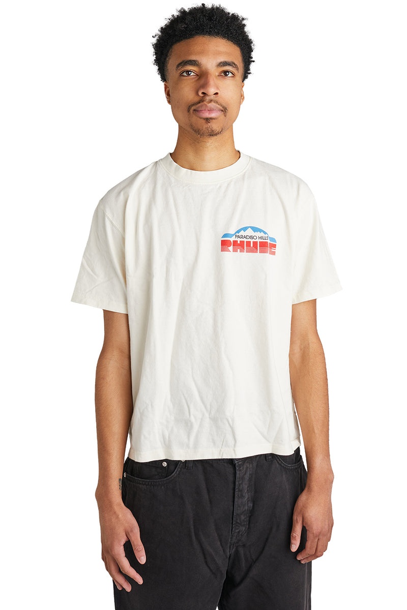 Rhude Paradiso Rally Tee 'VTG White' - ROOTED