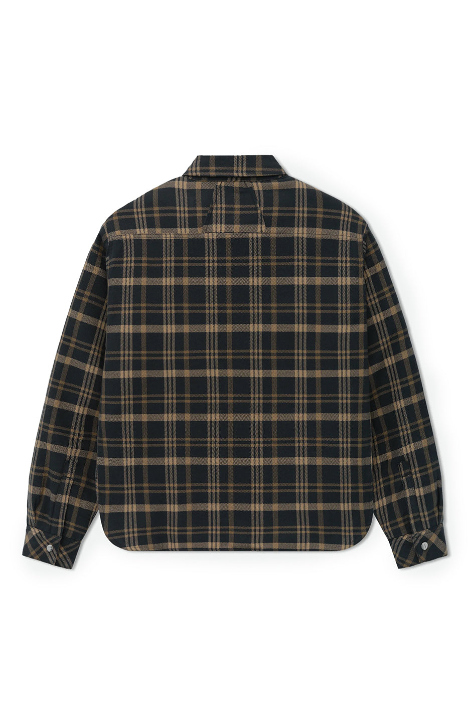 Rhude Flannel Sherpa Overshirt 'Brown/Black'