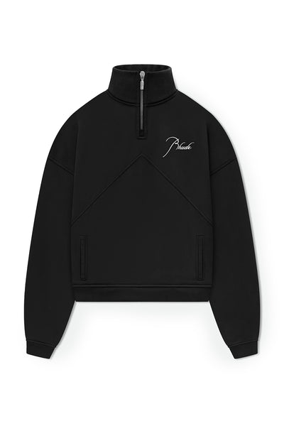 【関税込み】Rhude ブラック St. Rhude ジップフーディ Black 'St. Rhude' Zip Hoodie by Rhude on Sale