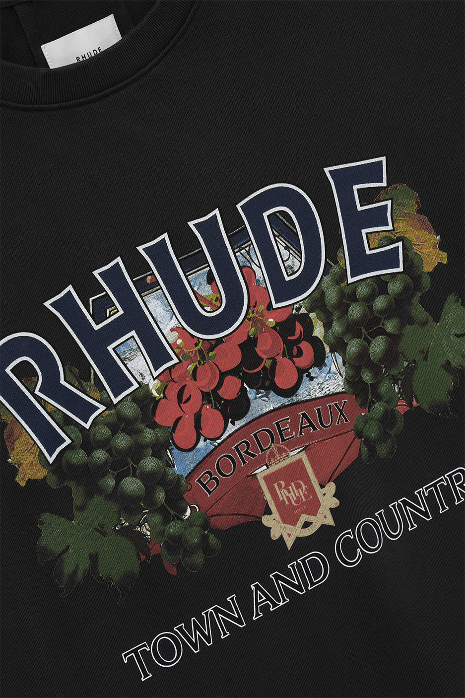 Rhude Town and Country Tee 'Black'