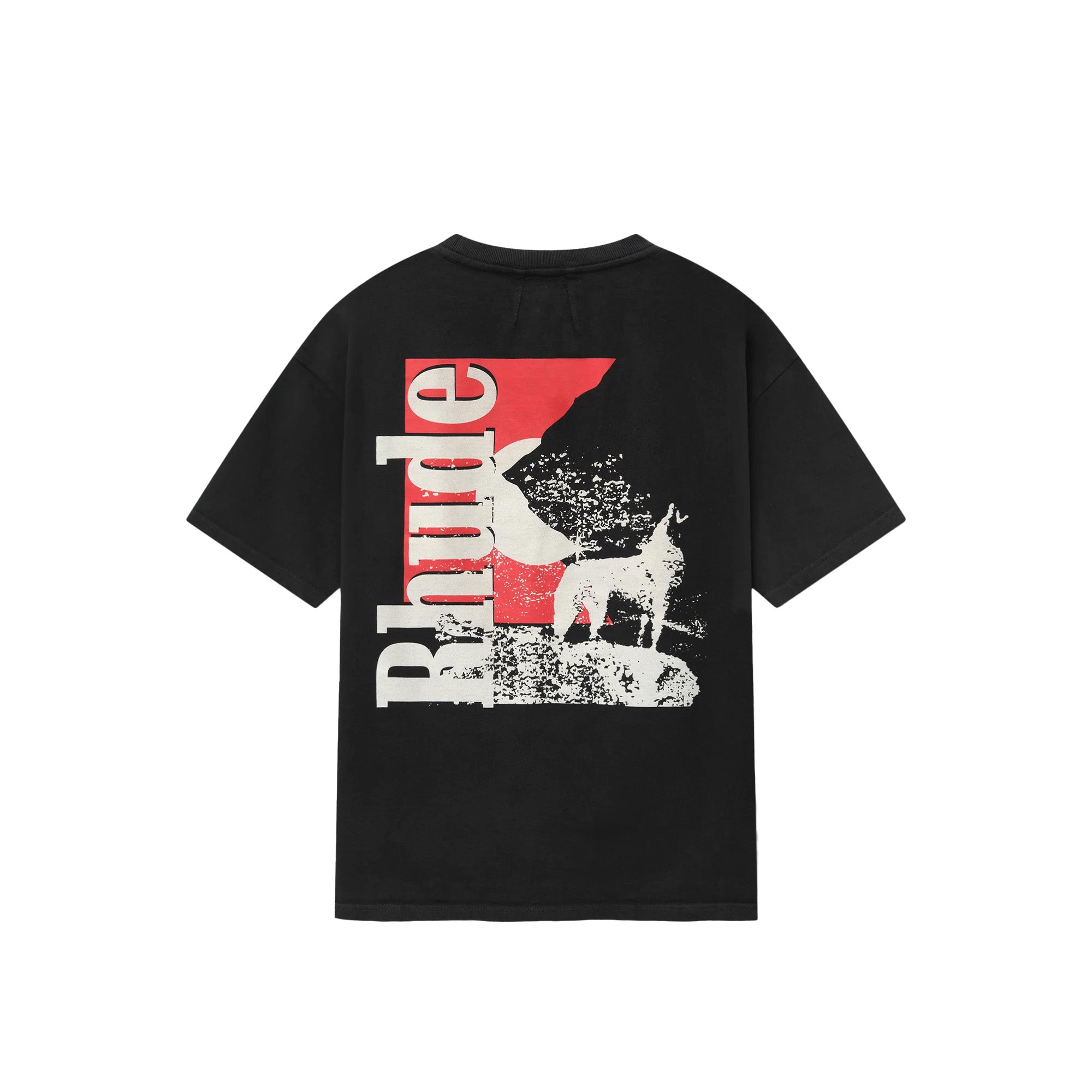 Rhude Moonlight Wolf Pocket Tee 'Vintage Black'