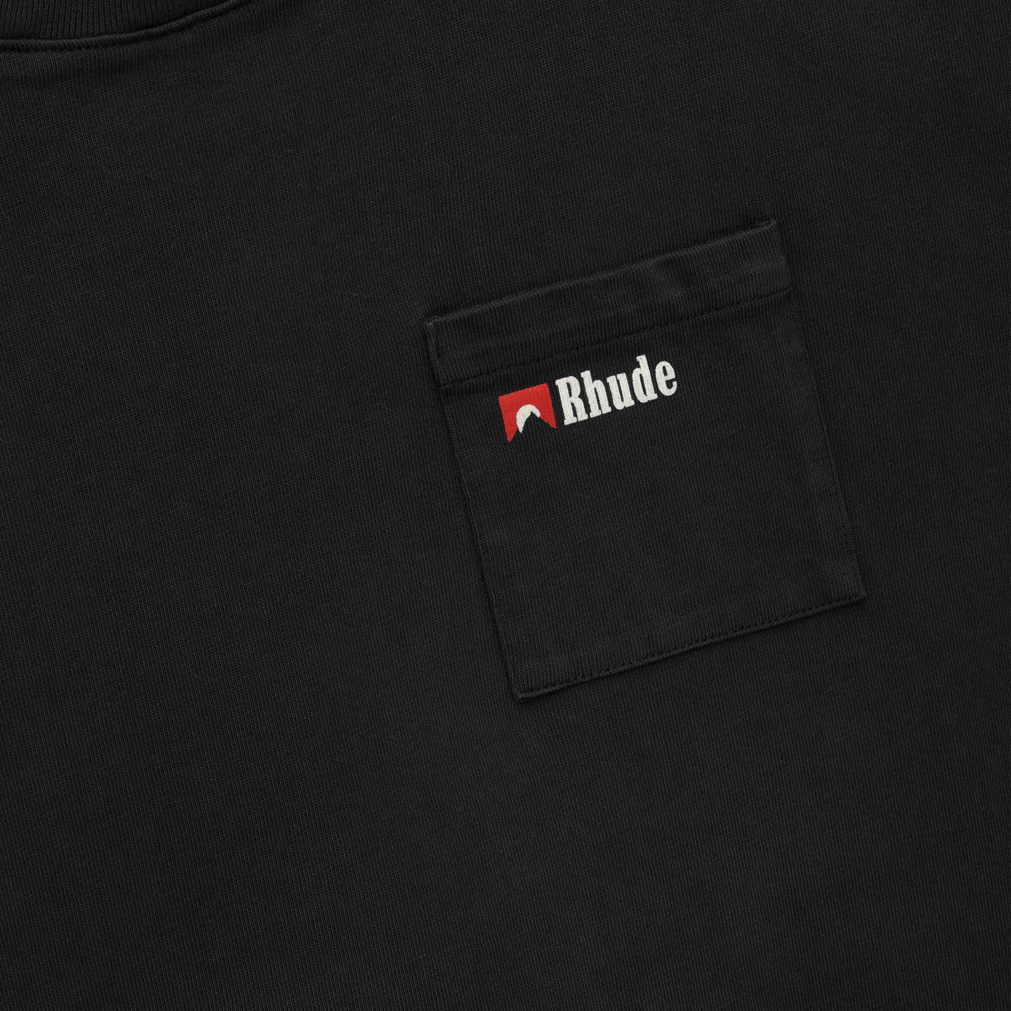 Rhude Moonlight Wolf Pocket Tee 'Vintage Black'