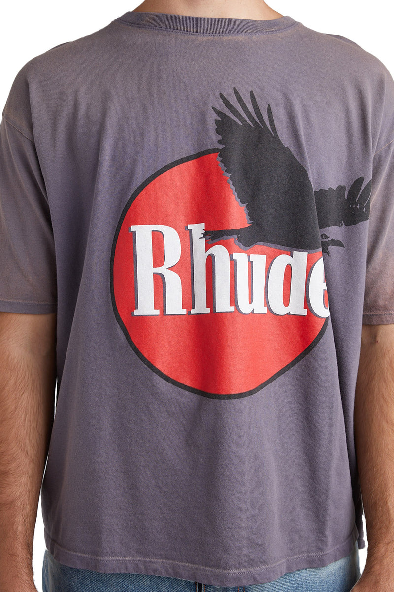 Rhude Eagle Logo Tee 'Vintage Grey' - ROOTED