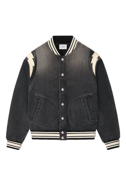 Rhude Denim Lightning Bomber 'Black'