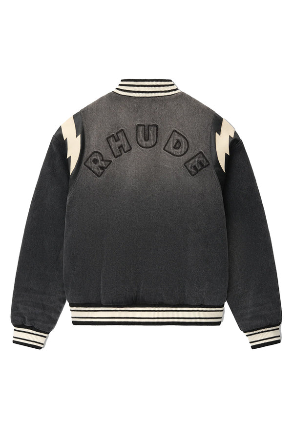 Rhude Denim Lightning Bomber 'Black'