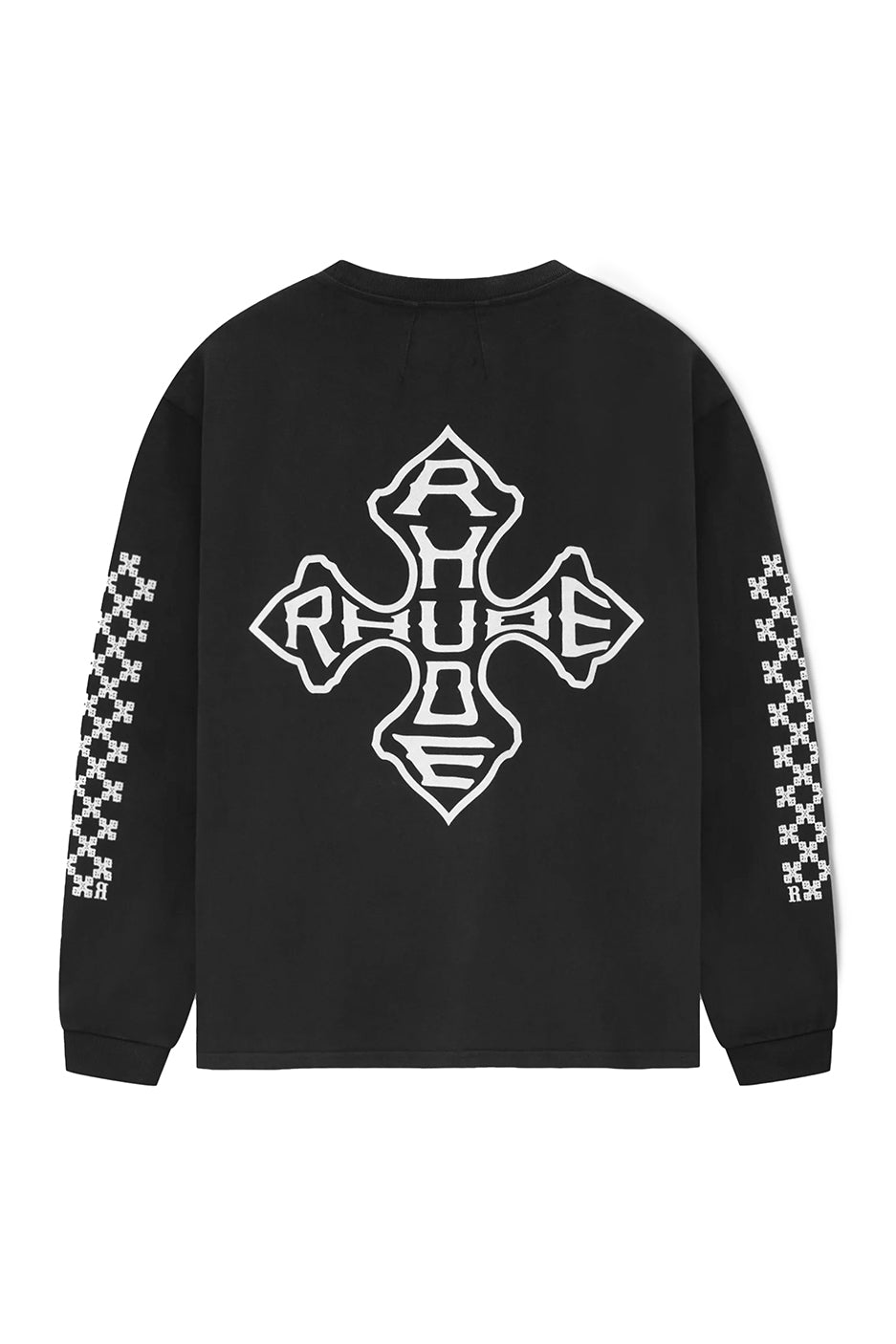 Rhude Cross Logo LS Tee 'Black'