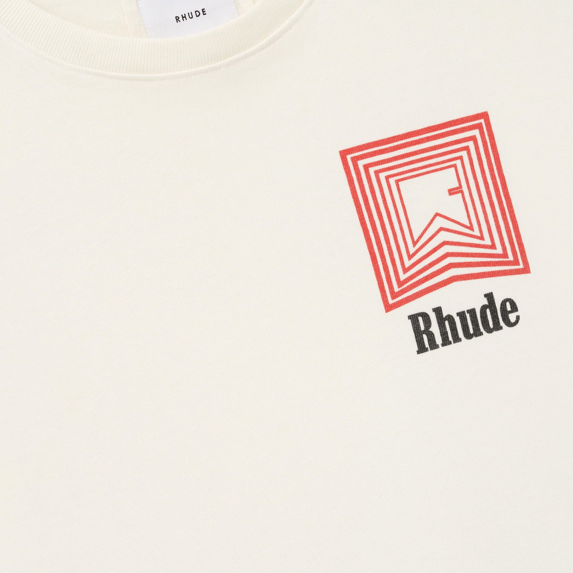 Rhude Chevron Repeat Tee 'Vintage White'