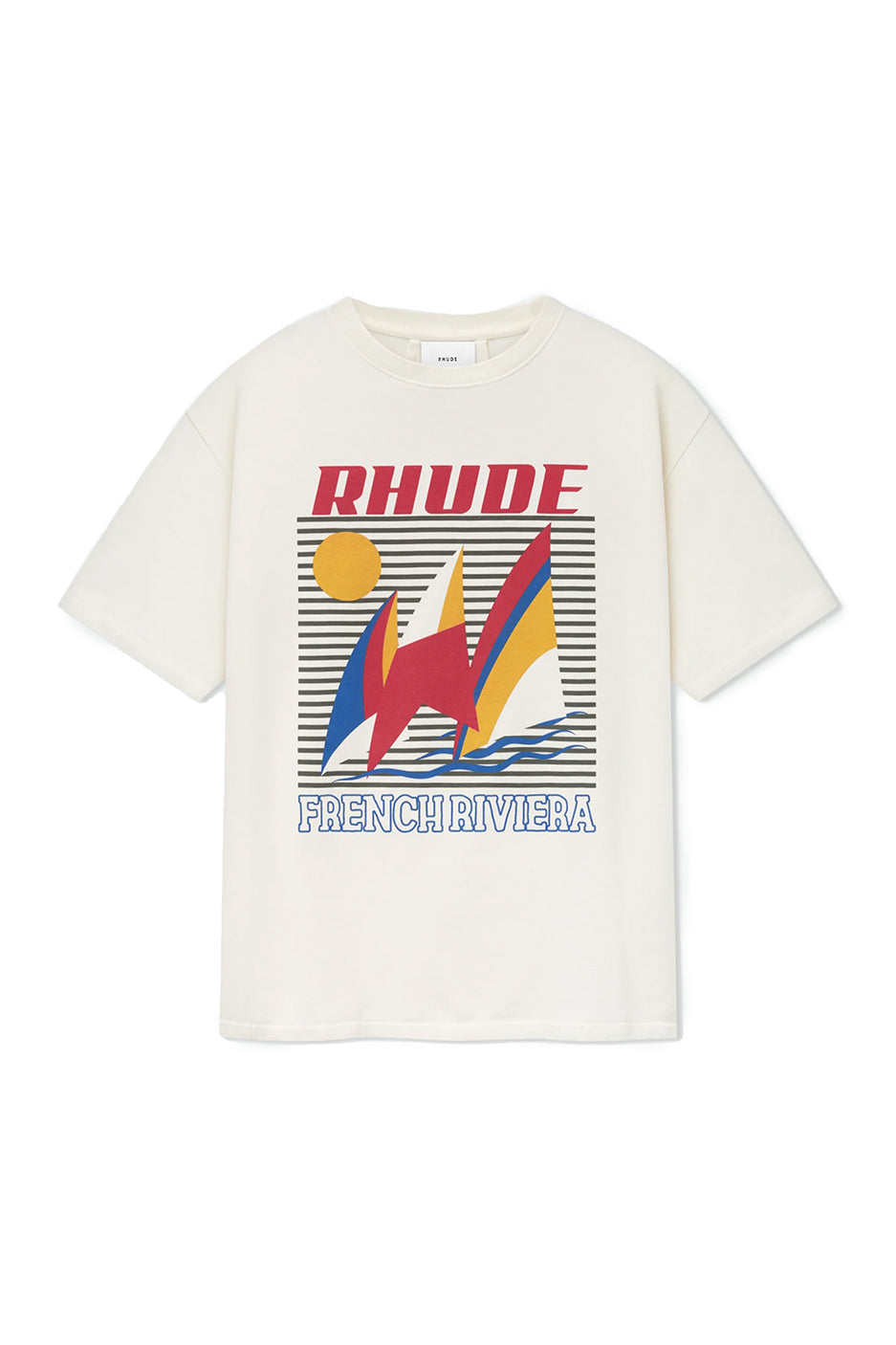 RHUDE Poster Tee 'Vintage White'