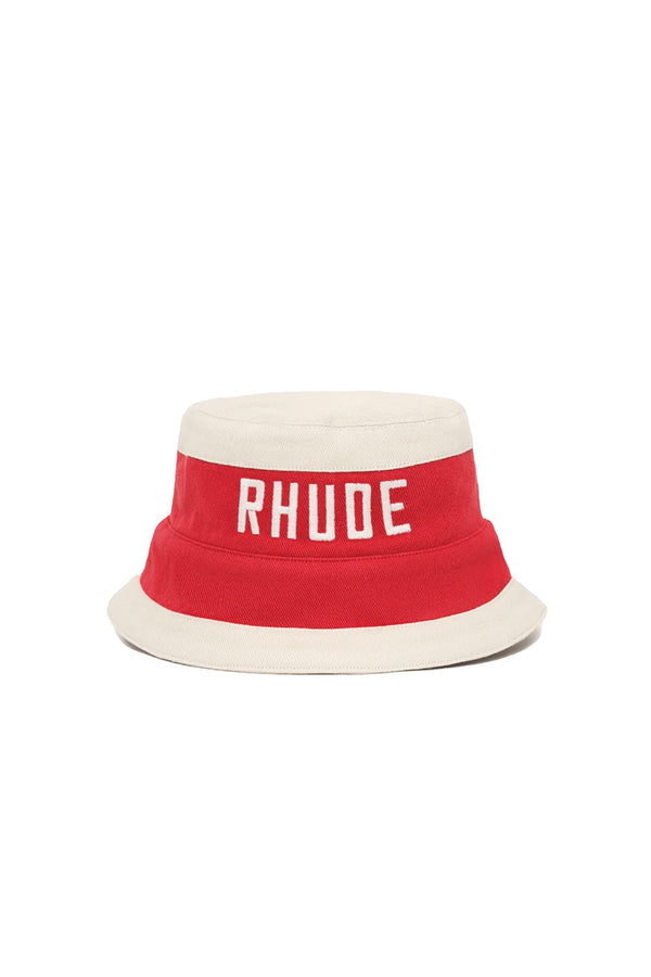 Rhude East Hampton Bucket Hat 'Red'