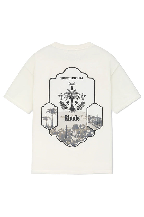 Rhude Azur Mirror Tee 'Vintage White'